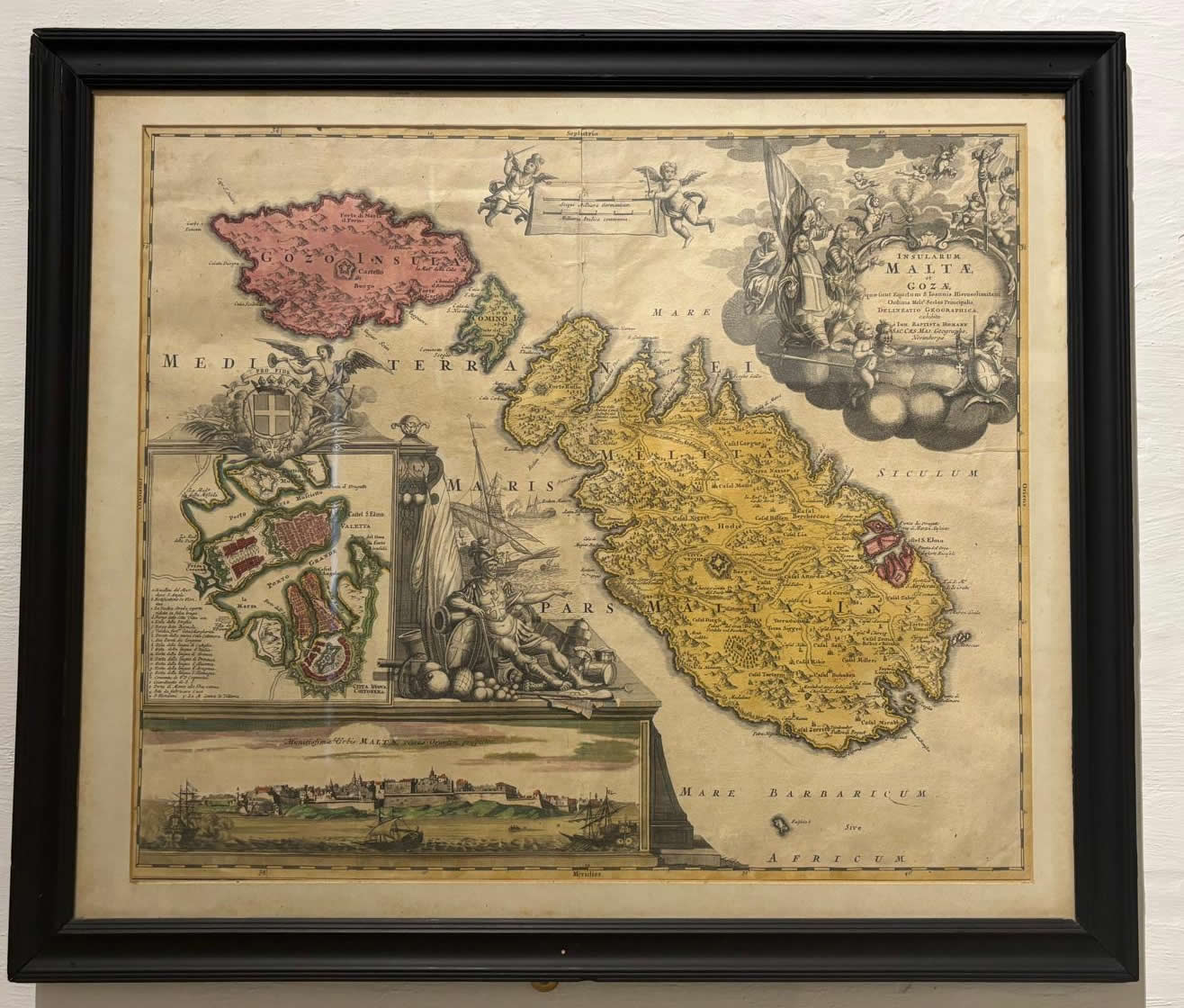 Map of Malta Homan 1663-1714